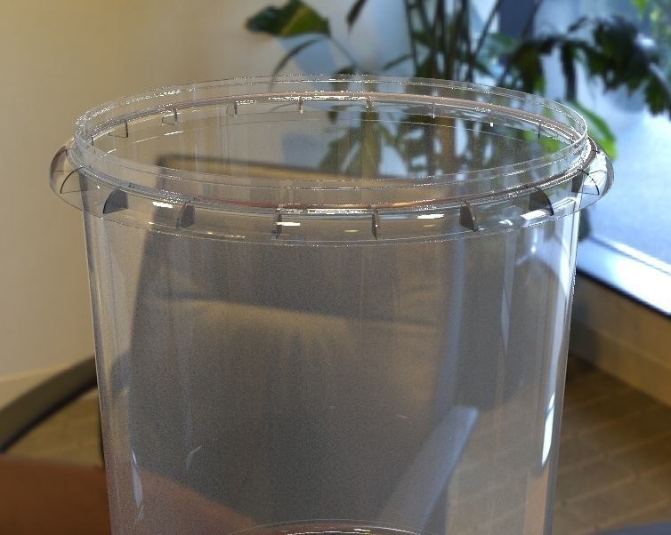 Food Bucket  3D print model_33