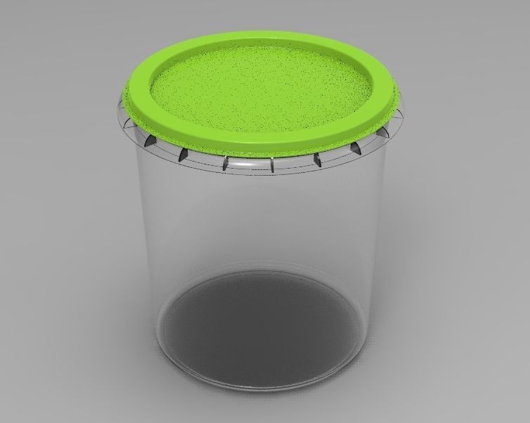 Food Bucket  3D print model_29