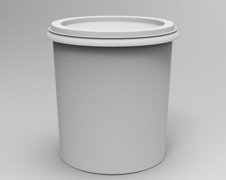 Food Bucket  3D print model_26