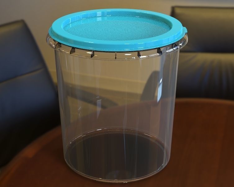 Food Bucket  3D print model_1