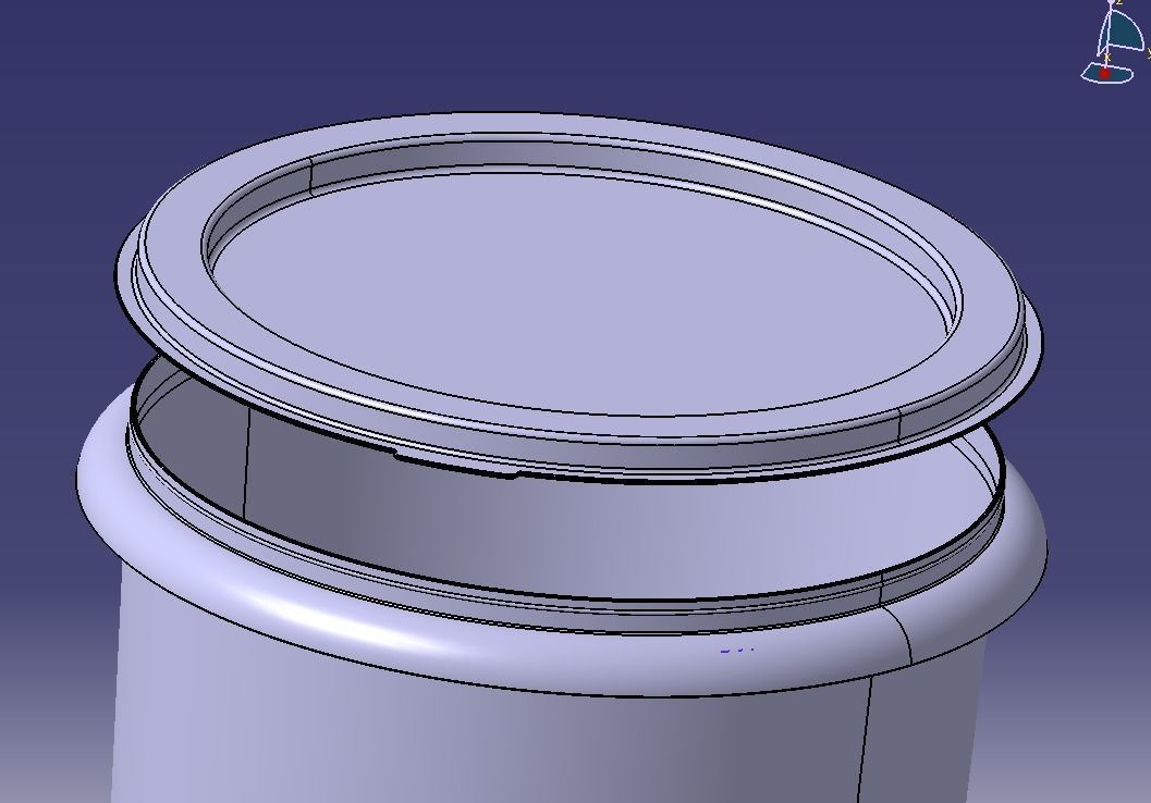 Food Bucket  3D print model_20