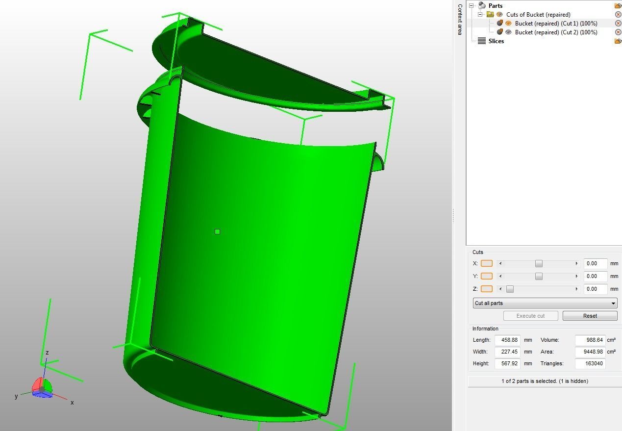 Food Bucket  3D print model_25