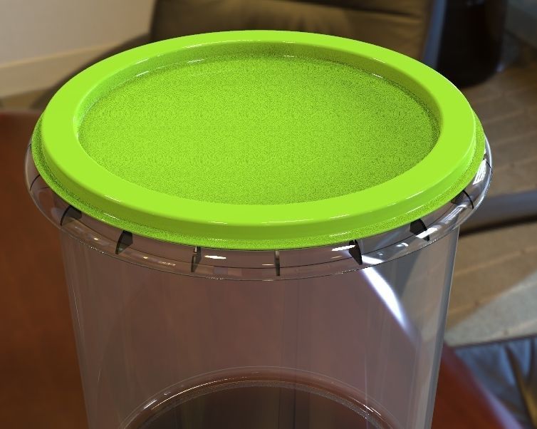 Food Bucket  3D print model_31