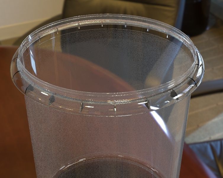 Food Bucket  3D print model_2