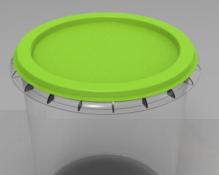 Food Bucket  3D print model_30