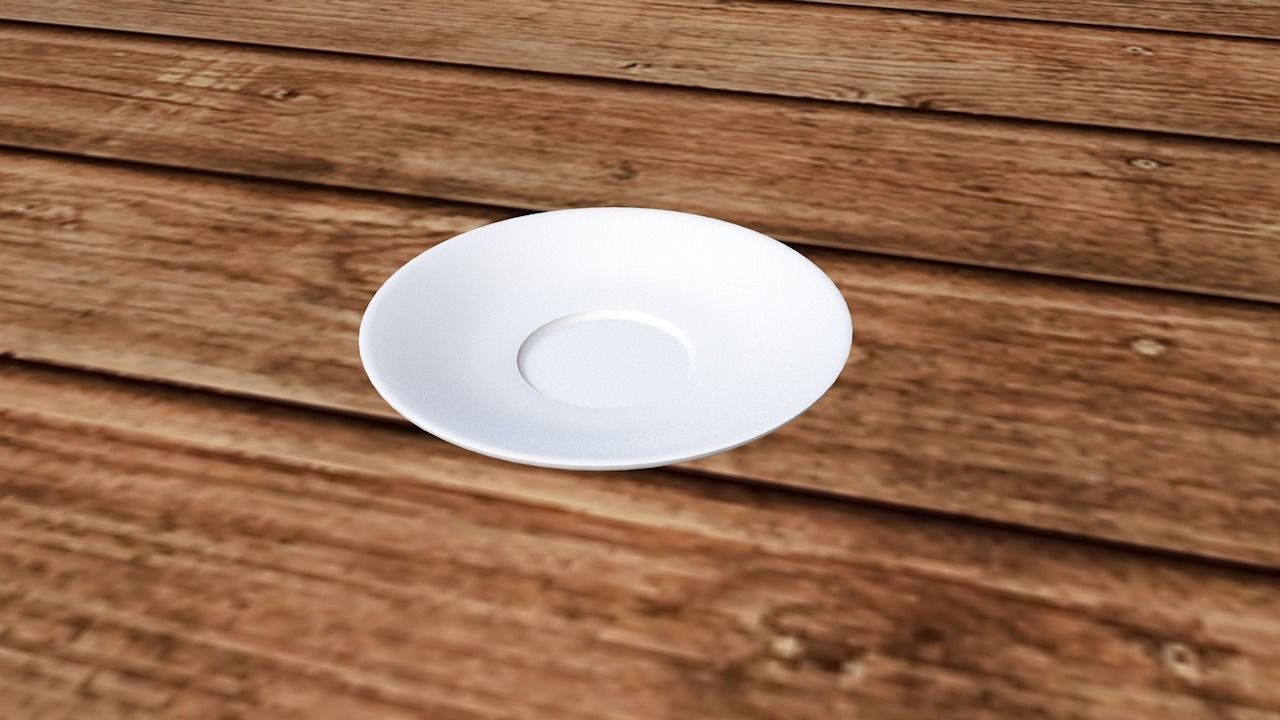 Mug of kofe Low-poly 3D model_3