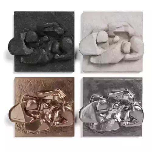 Abstract wall decor panel