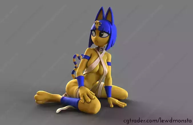 Curious Ankha - ACNH 3D print model