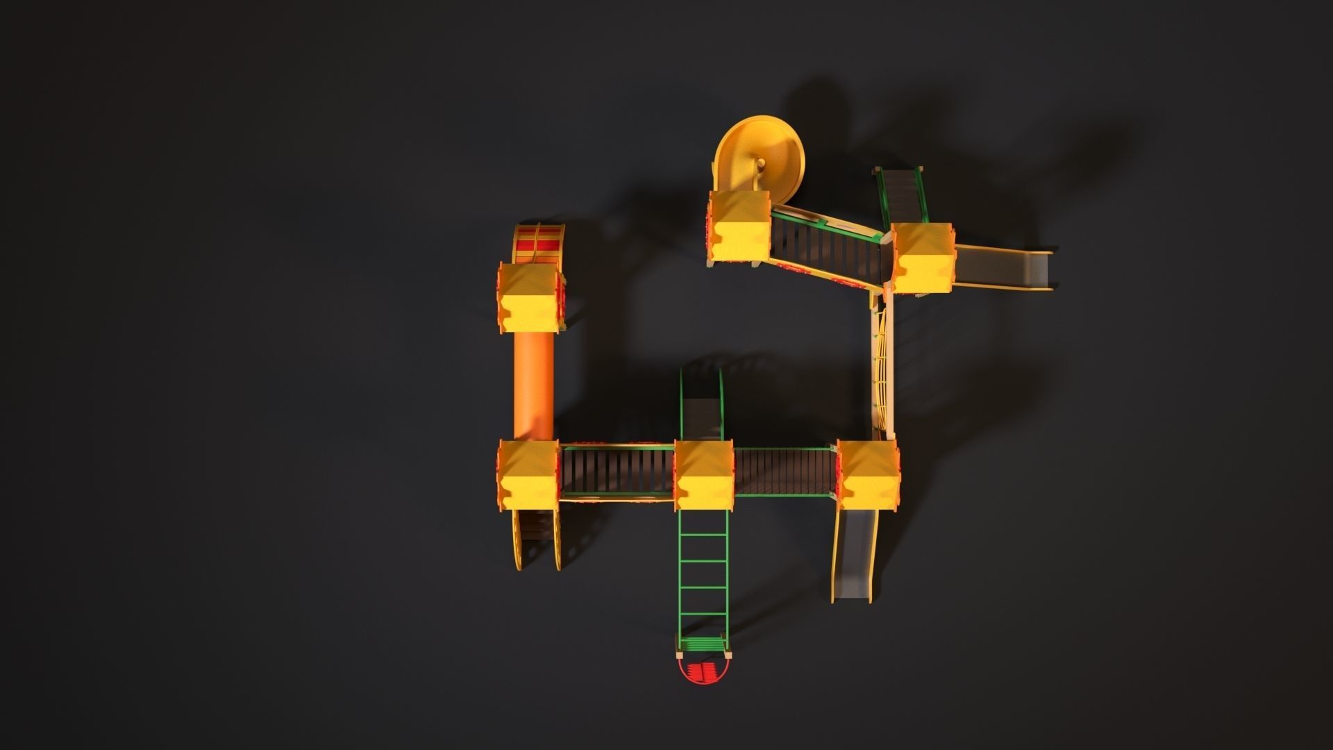 Children playground 3D model_5