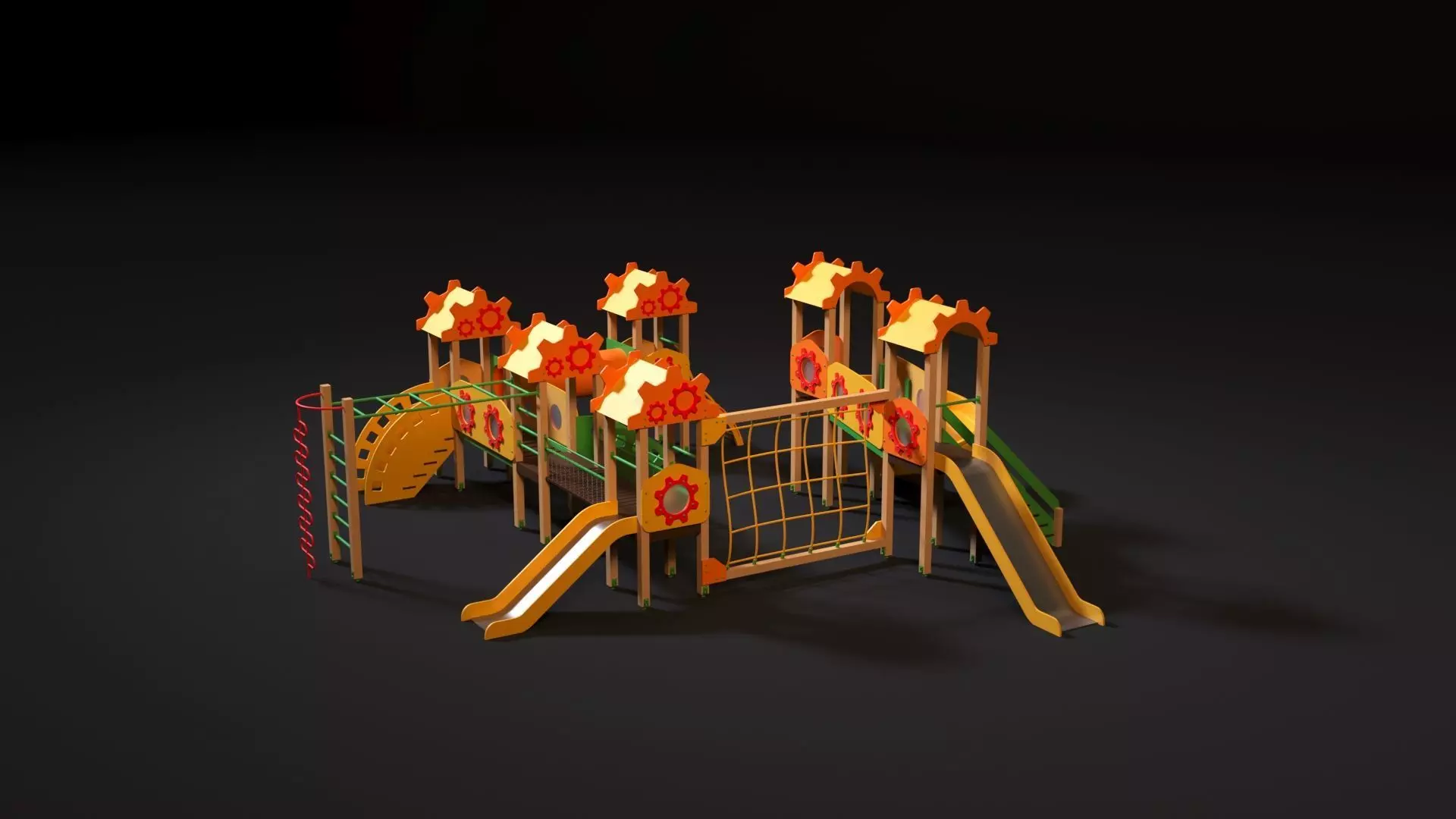Children playground 3D model_0