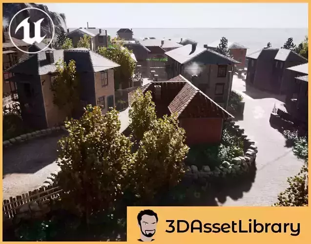 Modular Village Vol 1 For Unreal