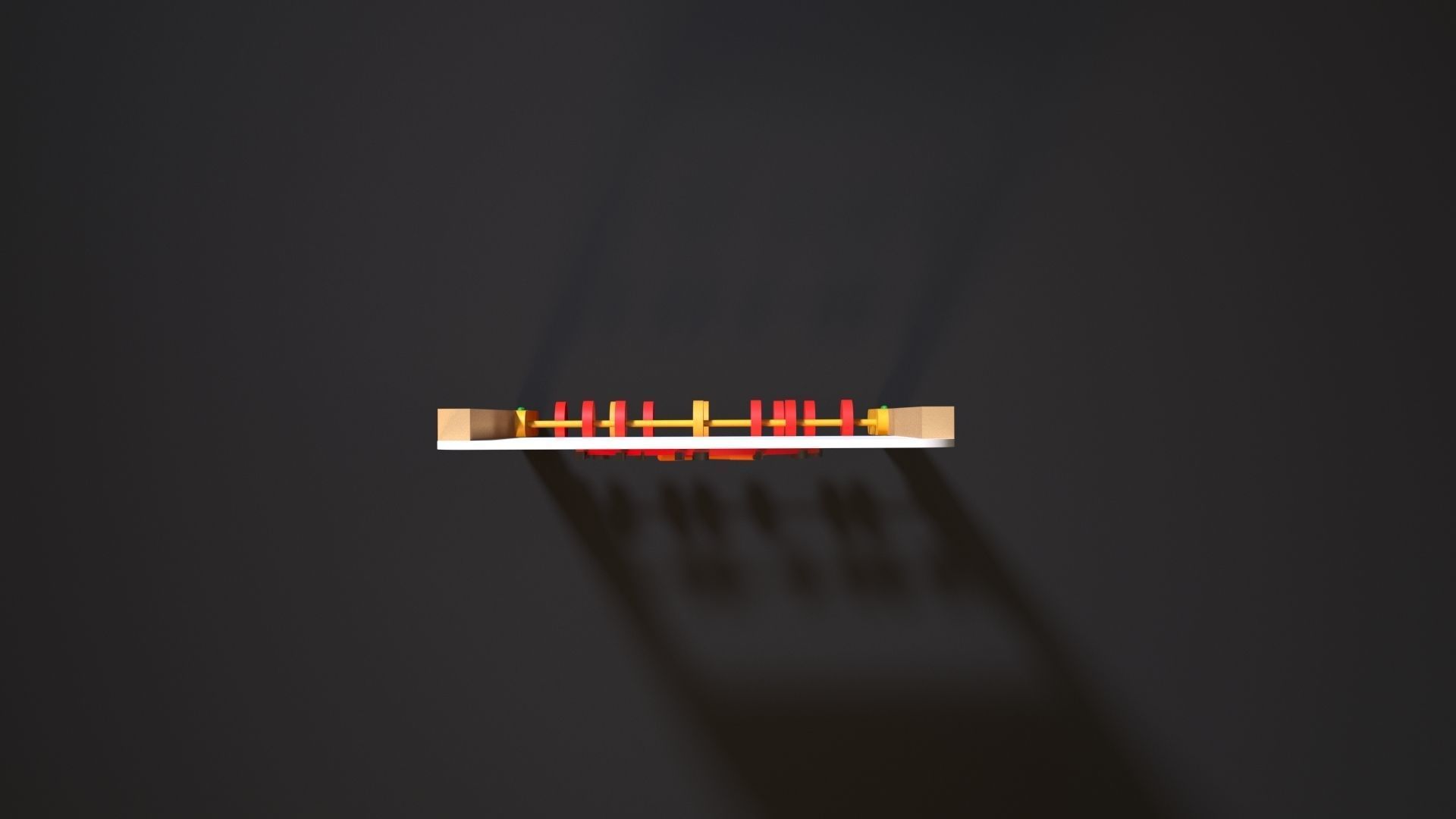 Childrens development area Clock 3D model_5
