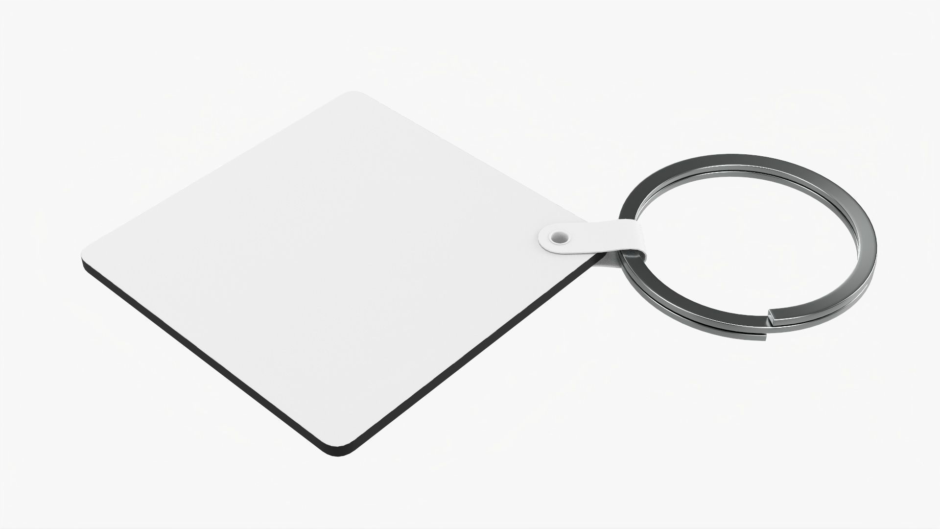 Key ring mockup blank 02 3D model_1