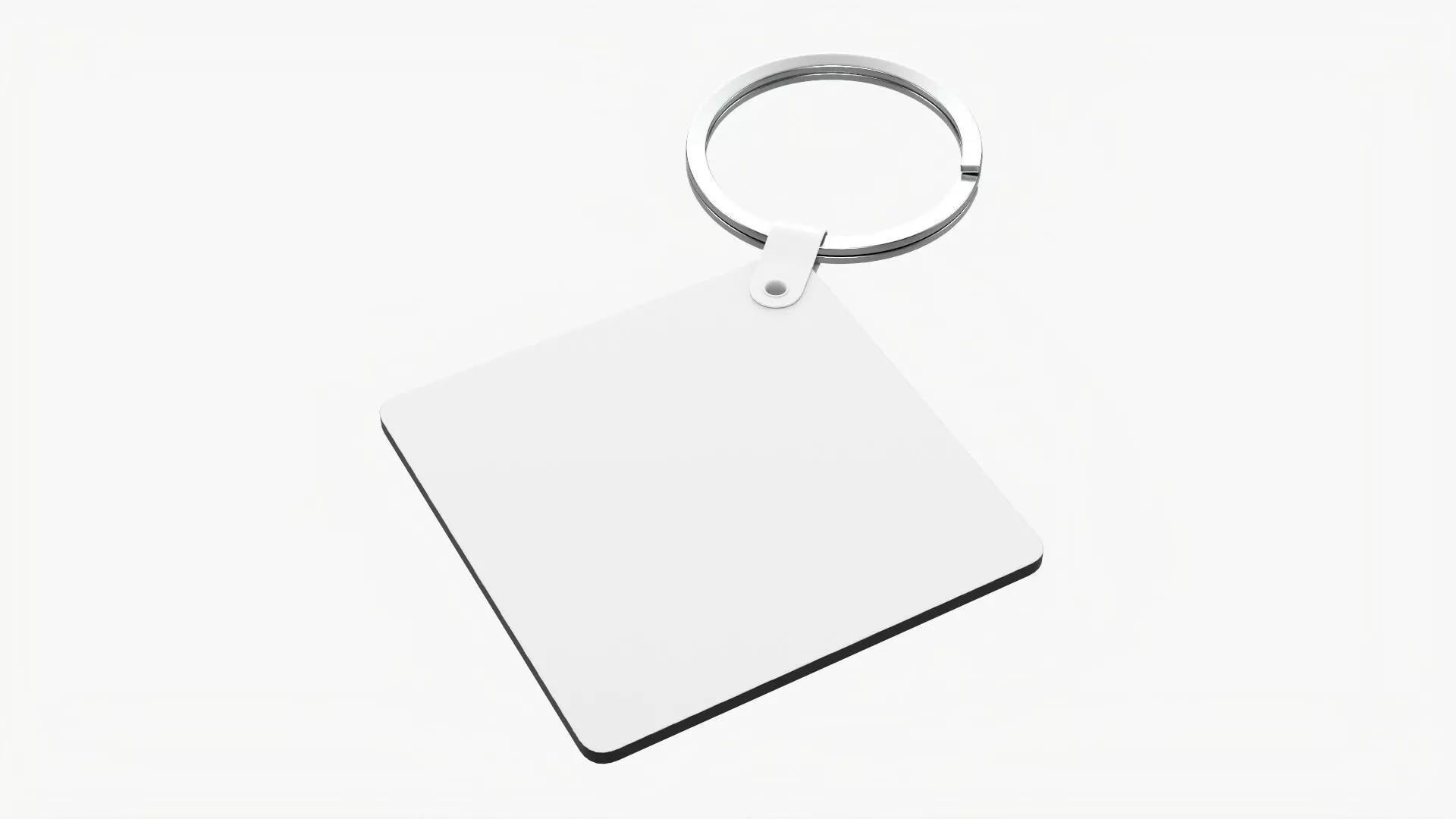 Key ring mockup blank 02 3D model_0