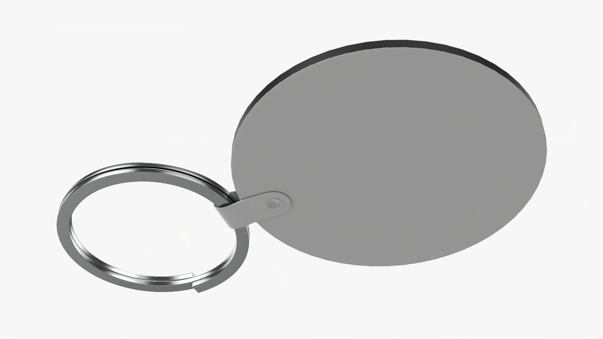 Key ring mockup blank 03 3D model_2
