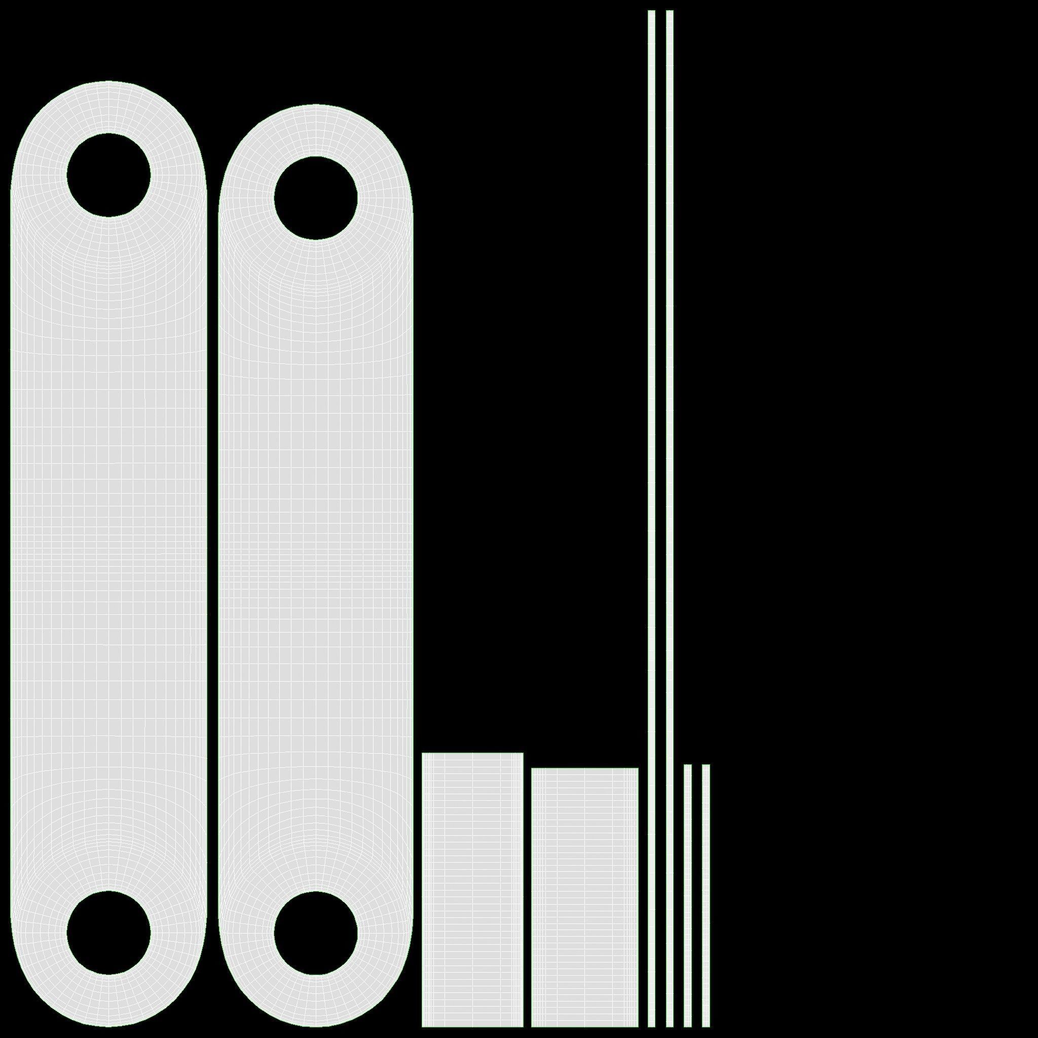 Key ring mockup blank 03 3D model_10