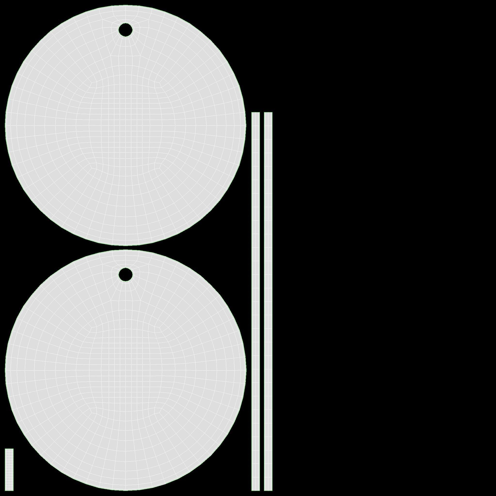 Key ring mockup blank 03 3D model_11