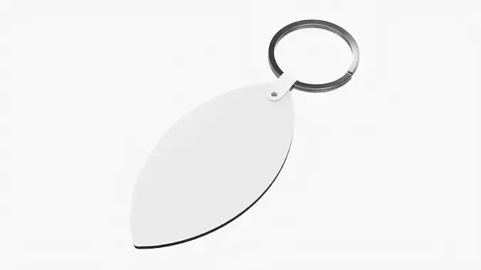 Key ring mockup 05 3D model