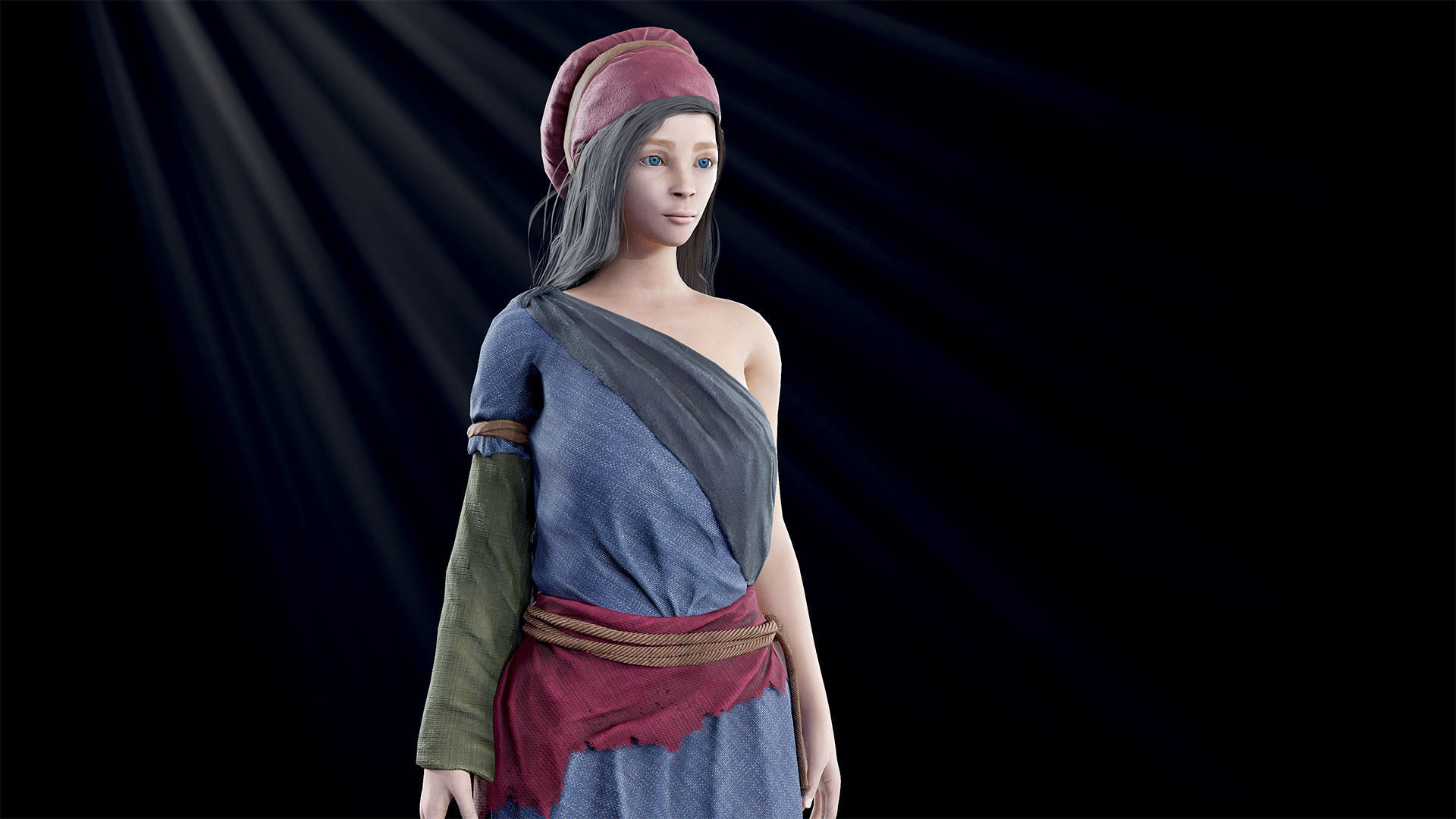 Medieval NPC pack 3D Model Collection_18