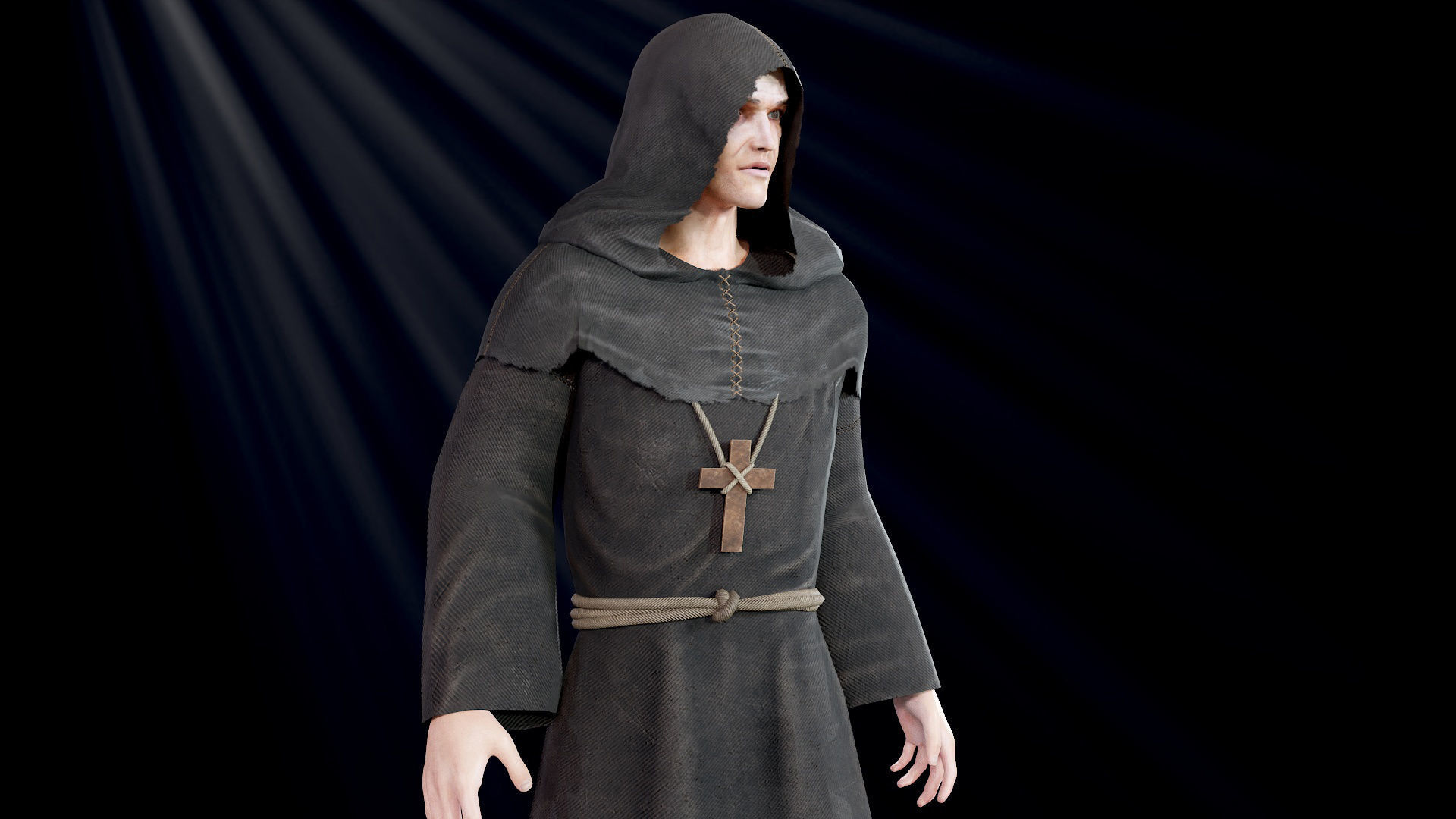 Medieval NPC pack 3D Model Collection_47