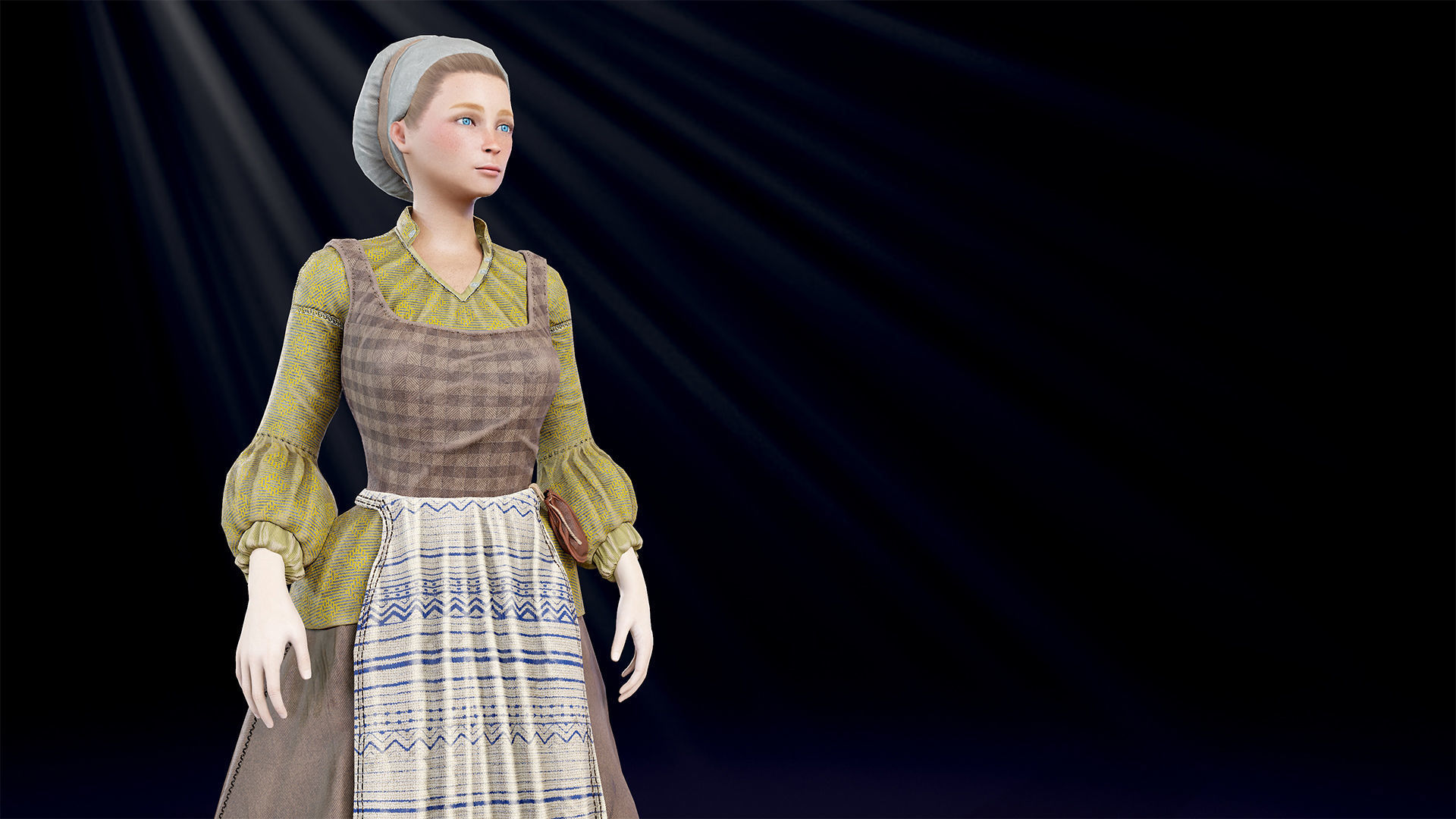 Medieval NPC pack 3D Model Collection_62