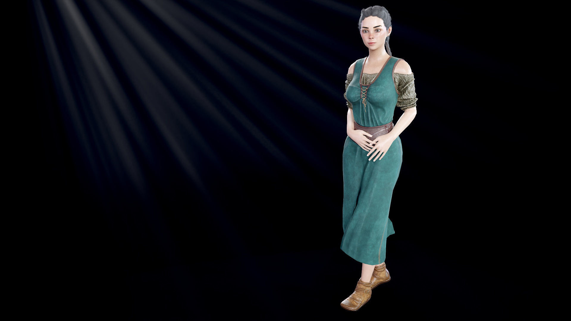 Medieval NPC pack 3D Model Collection_37