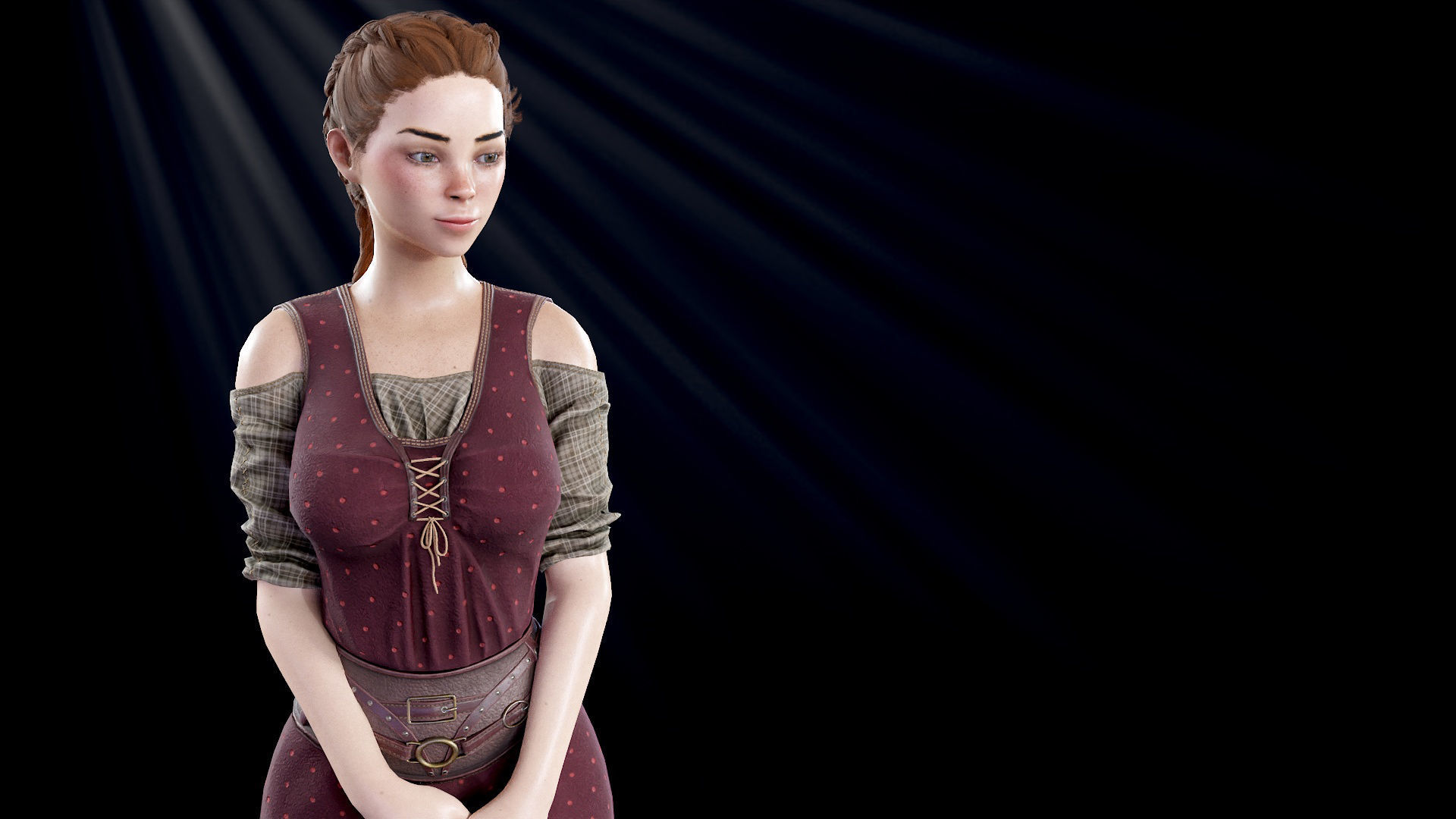 Medieval NPC pack 3D Model Collection_41