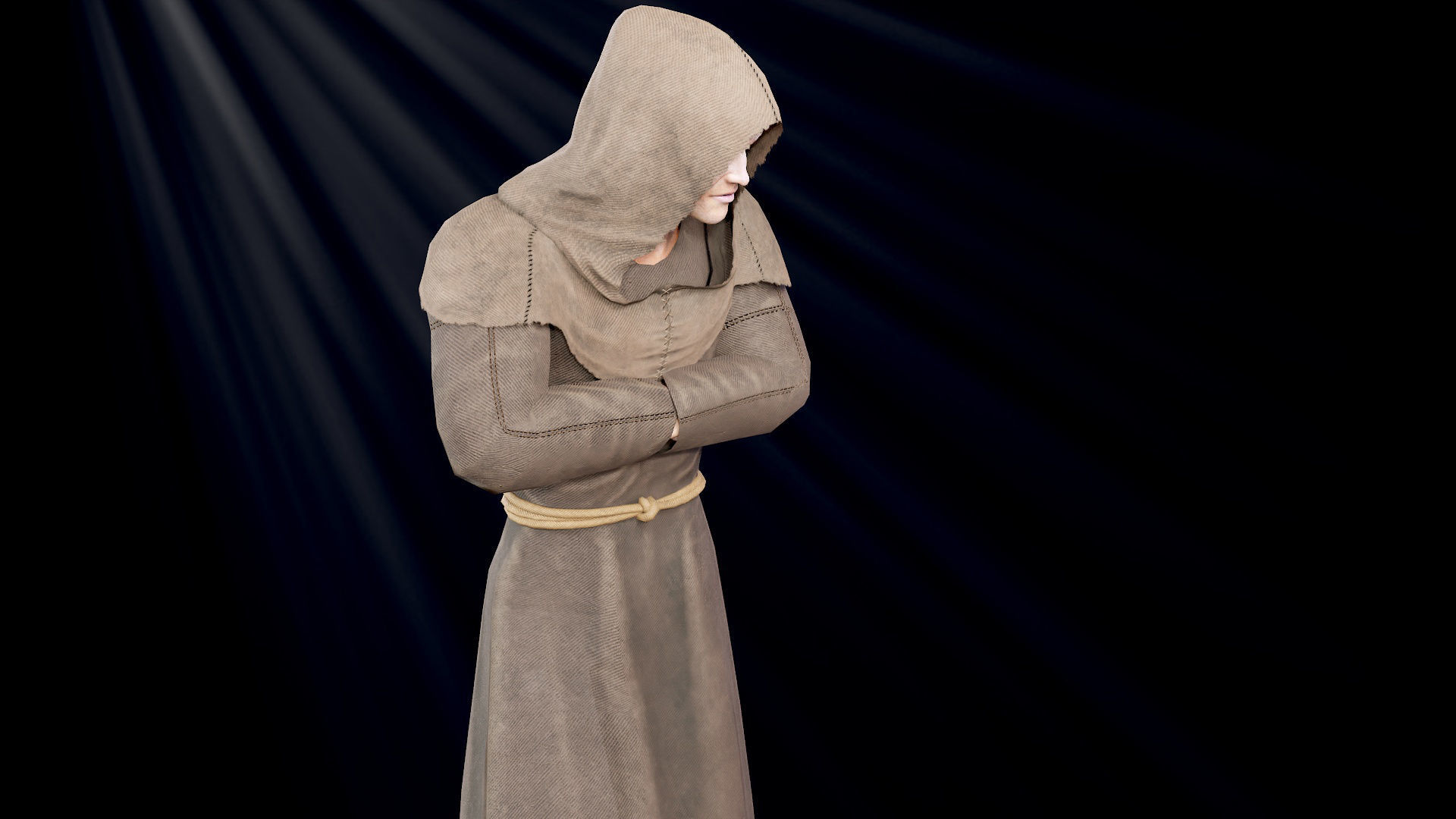 Medieval NPC pack 3D Model Collection_48