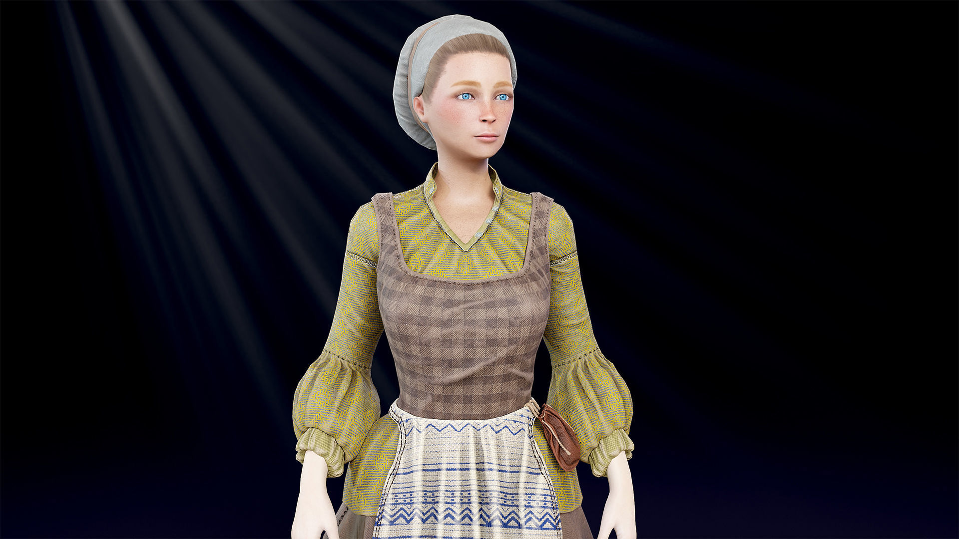 Medieval NPC pack 3D Model Collection_55