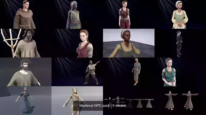 Medieval NPC pack