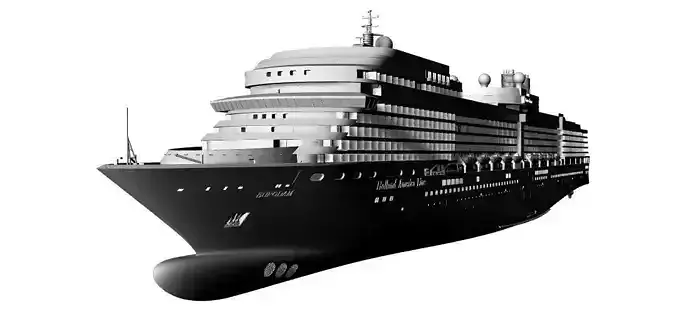 Holland America Line cruise ship MS Eurodam printable 3D model