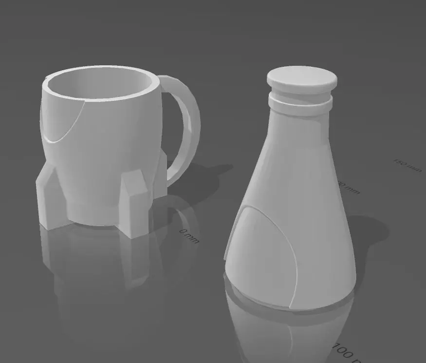 Fallout Nuka Cola Cup 3D print model