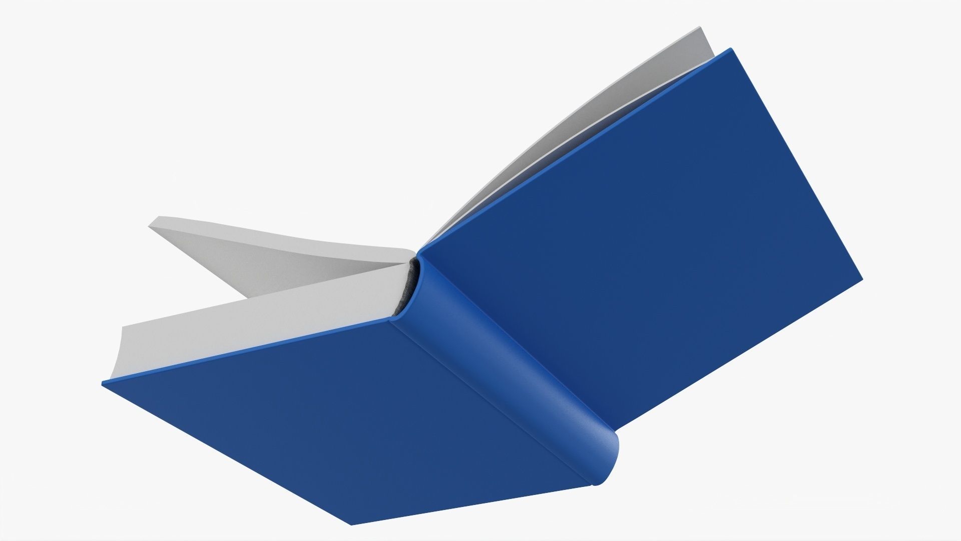 Book open mockup 05 3D model_3