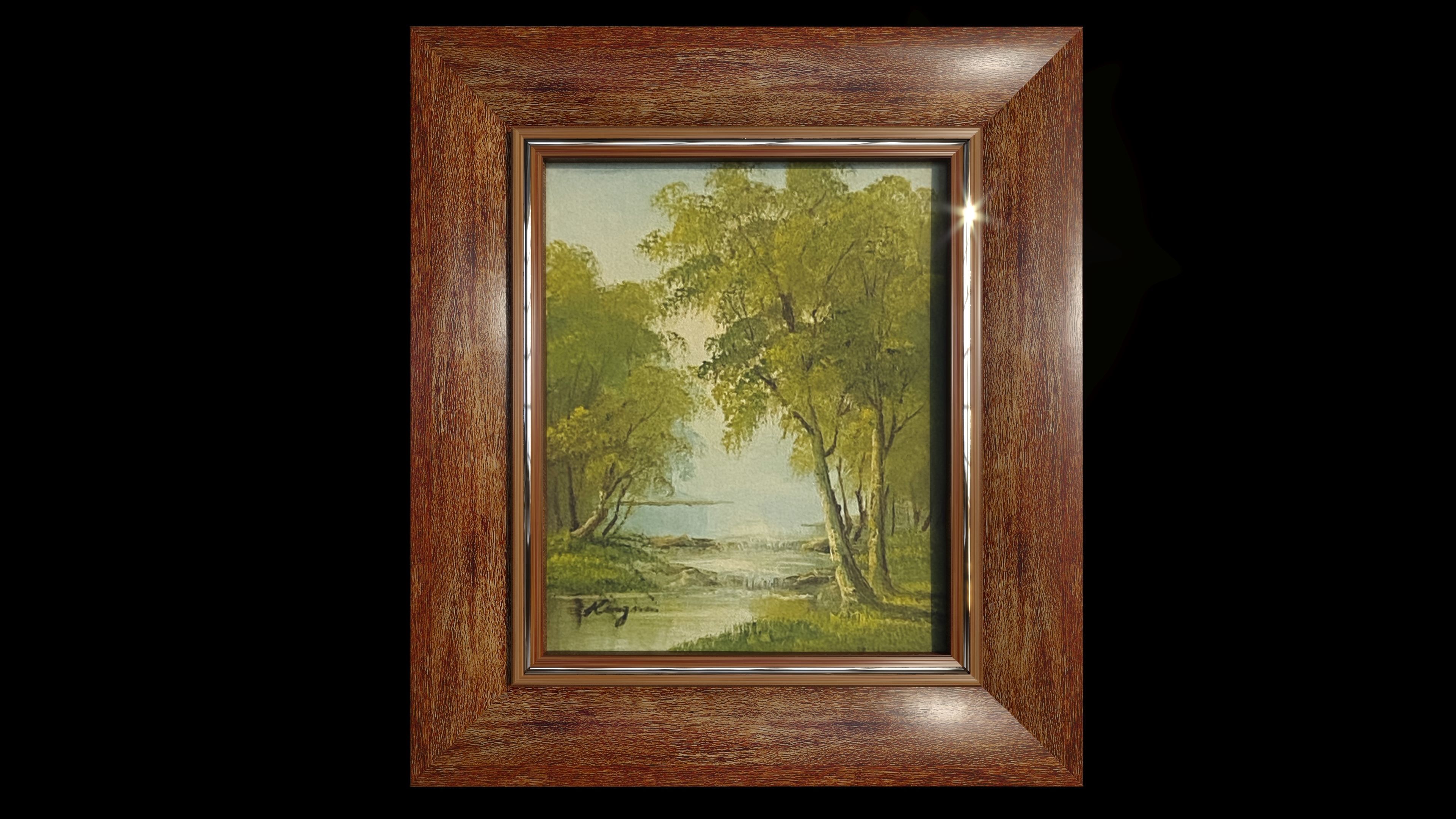 14 Paintings Collection 3D model_10