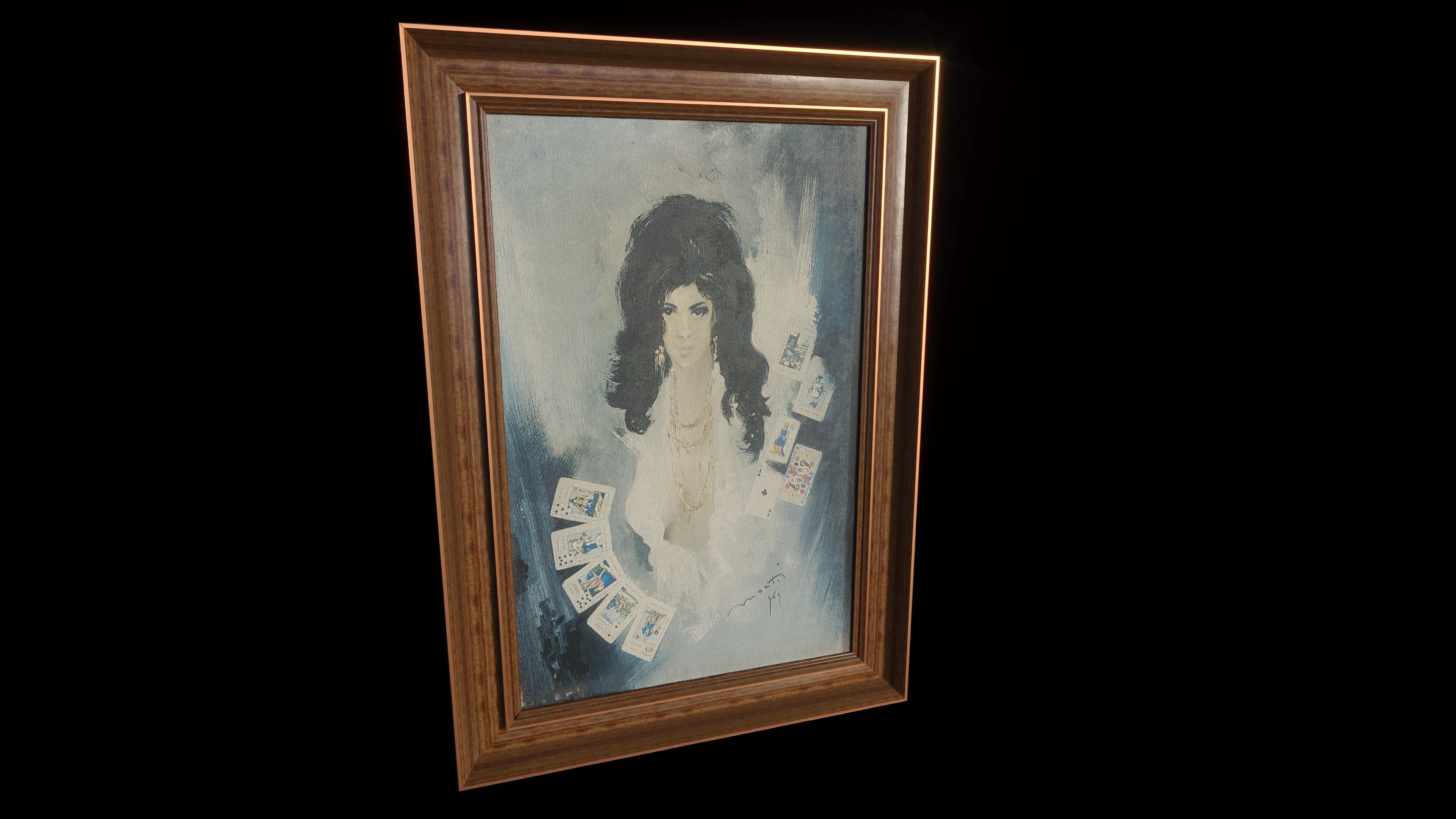 14 Paintings Collection 3D model_5