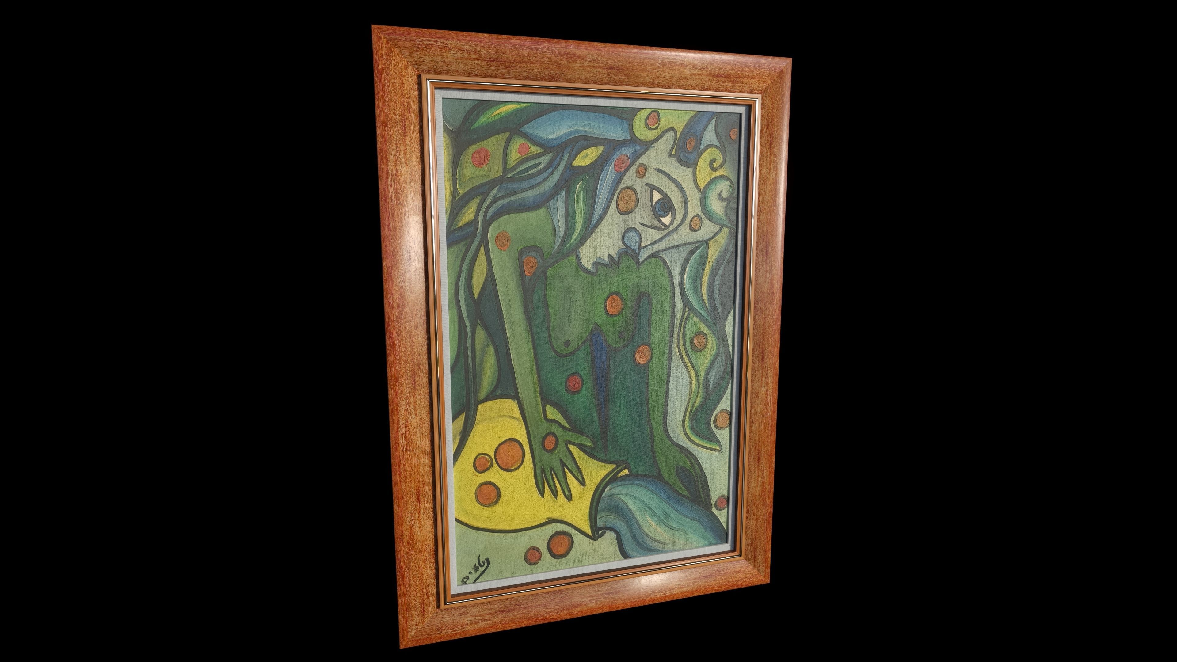 14 Paintings Collection 3D model_2