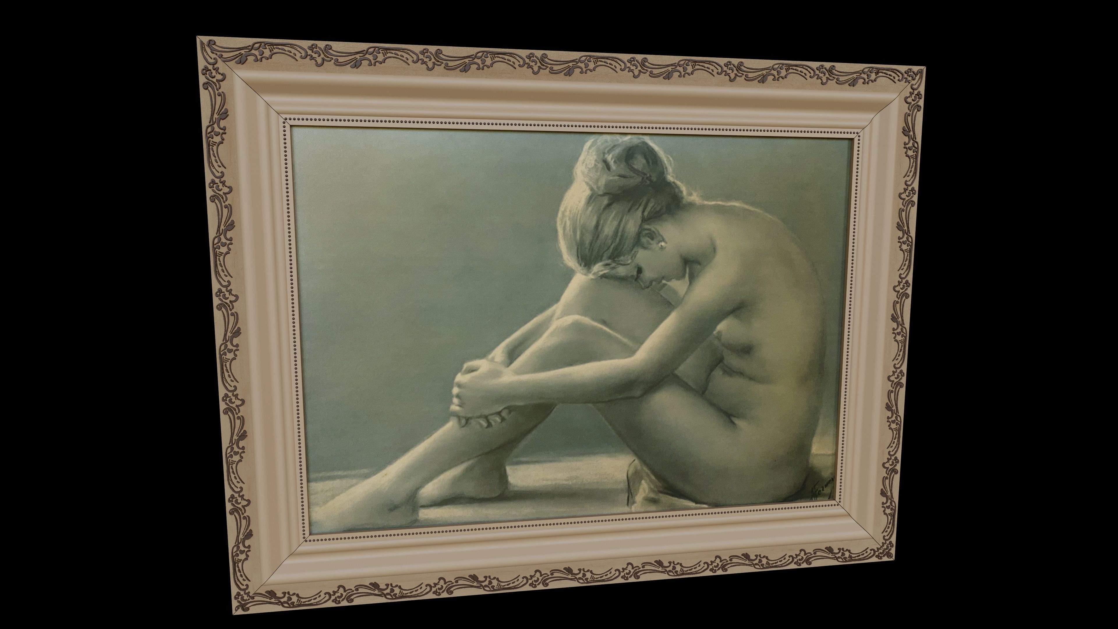 14 Paintings Collection 3D model_3