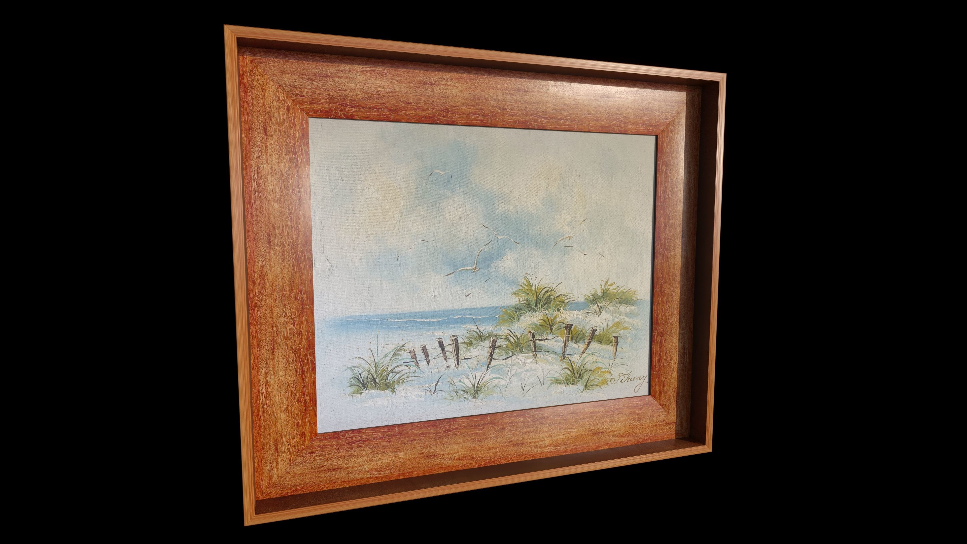 14 Paintings Collection 3D model_9