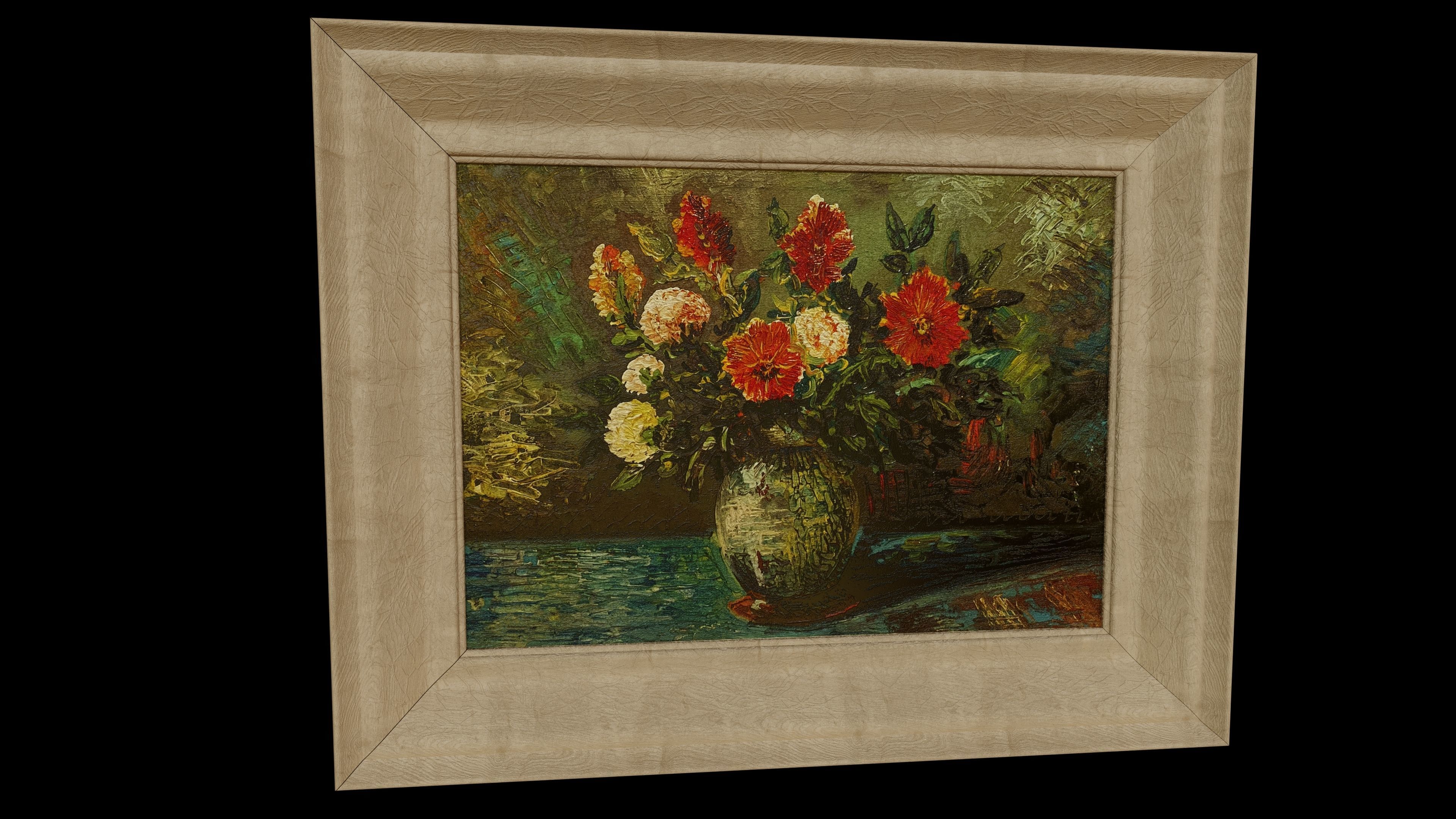 14 Paintings Collection 3D model_4