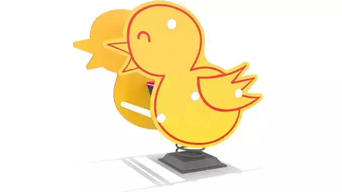 Playground - Bird Rider Low-poly 3D model