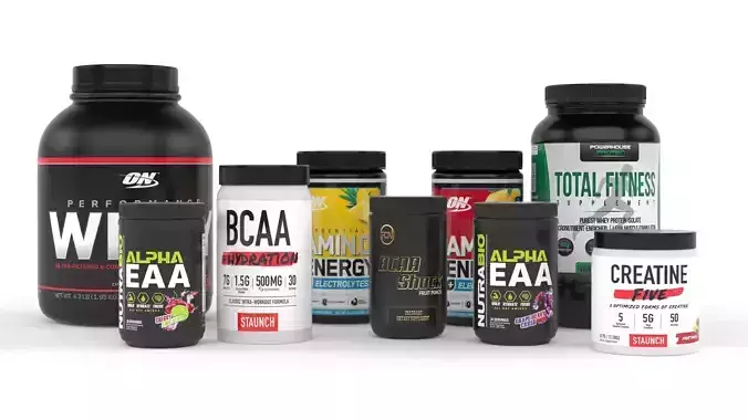 Protein Powders 3D model