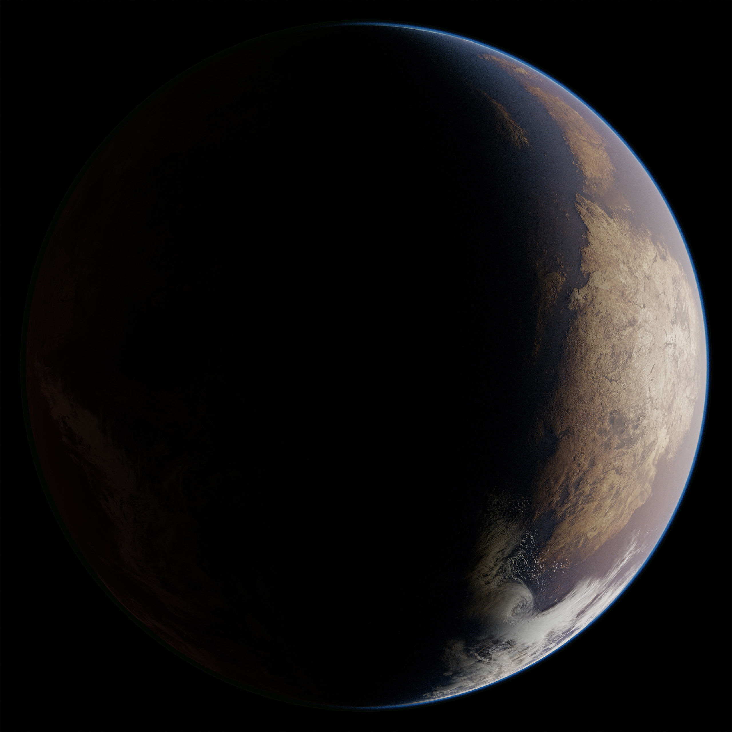 Planet Khadula 12K 3D model_8