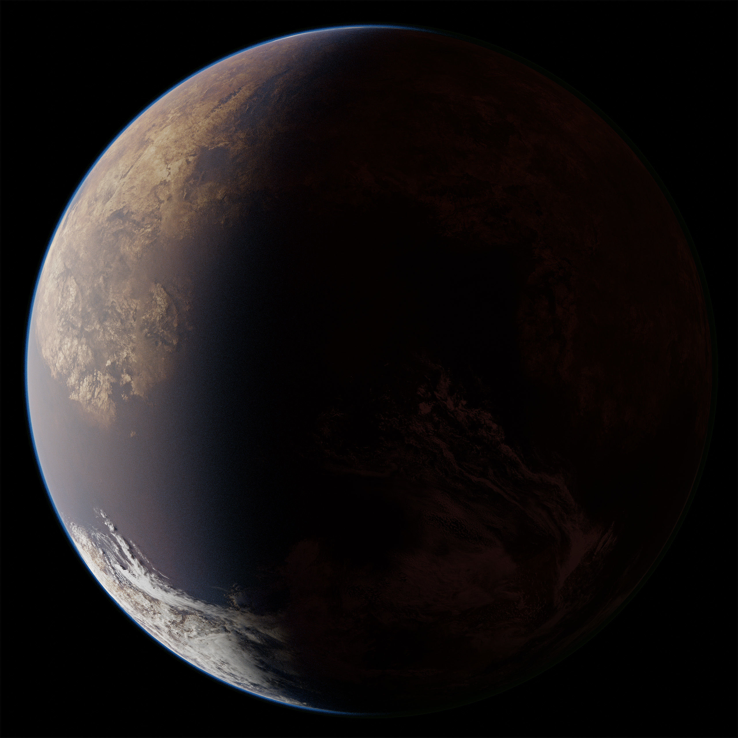 Planet Khadula 12K 3D model_7