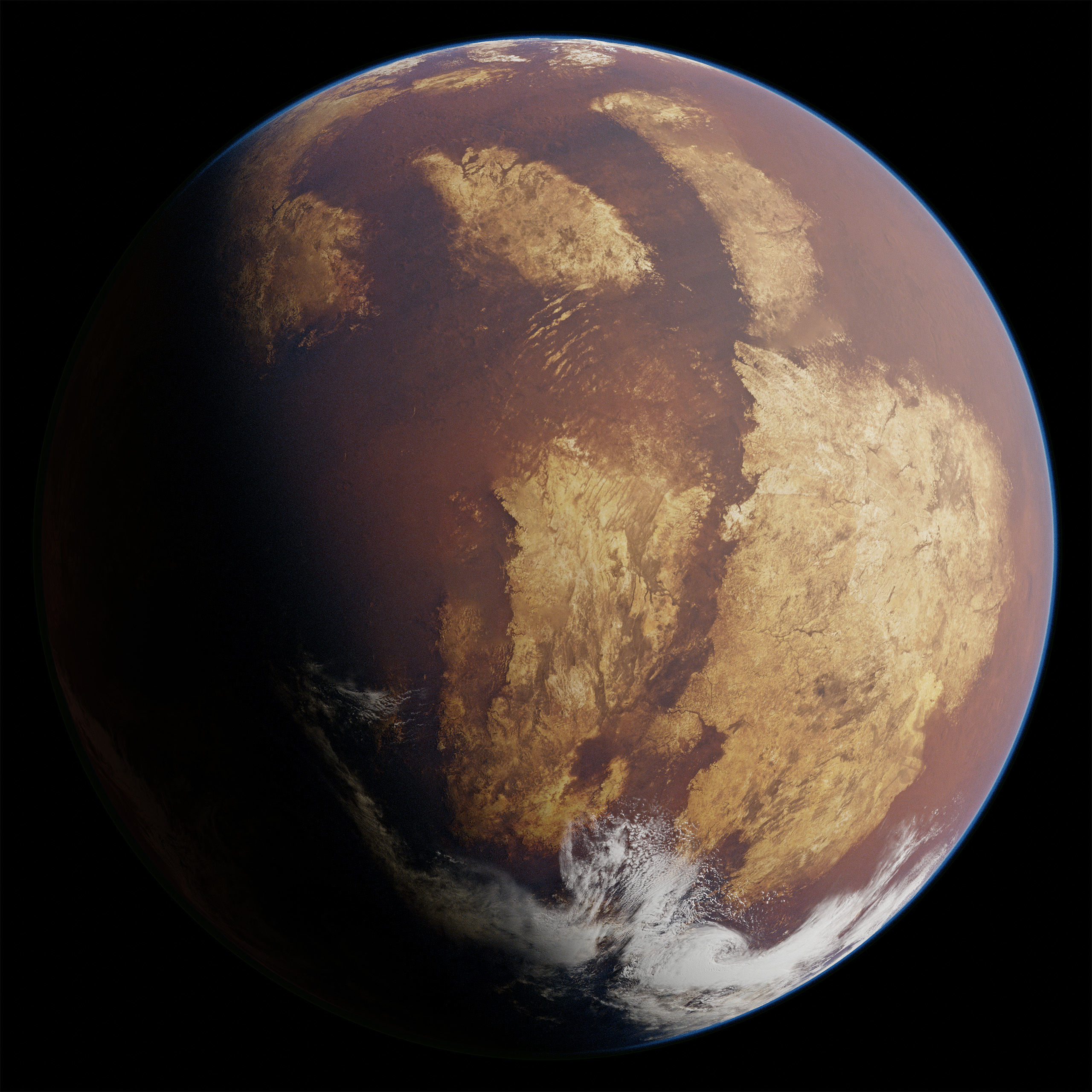 Planet Khadula 12K 3D model_3