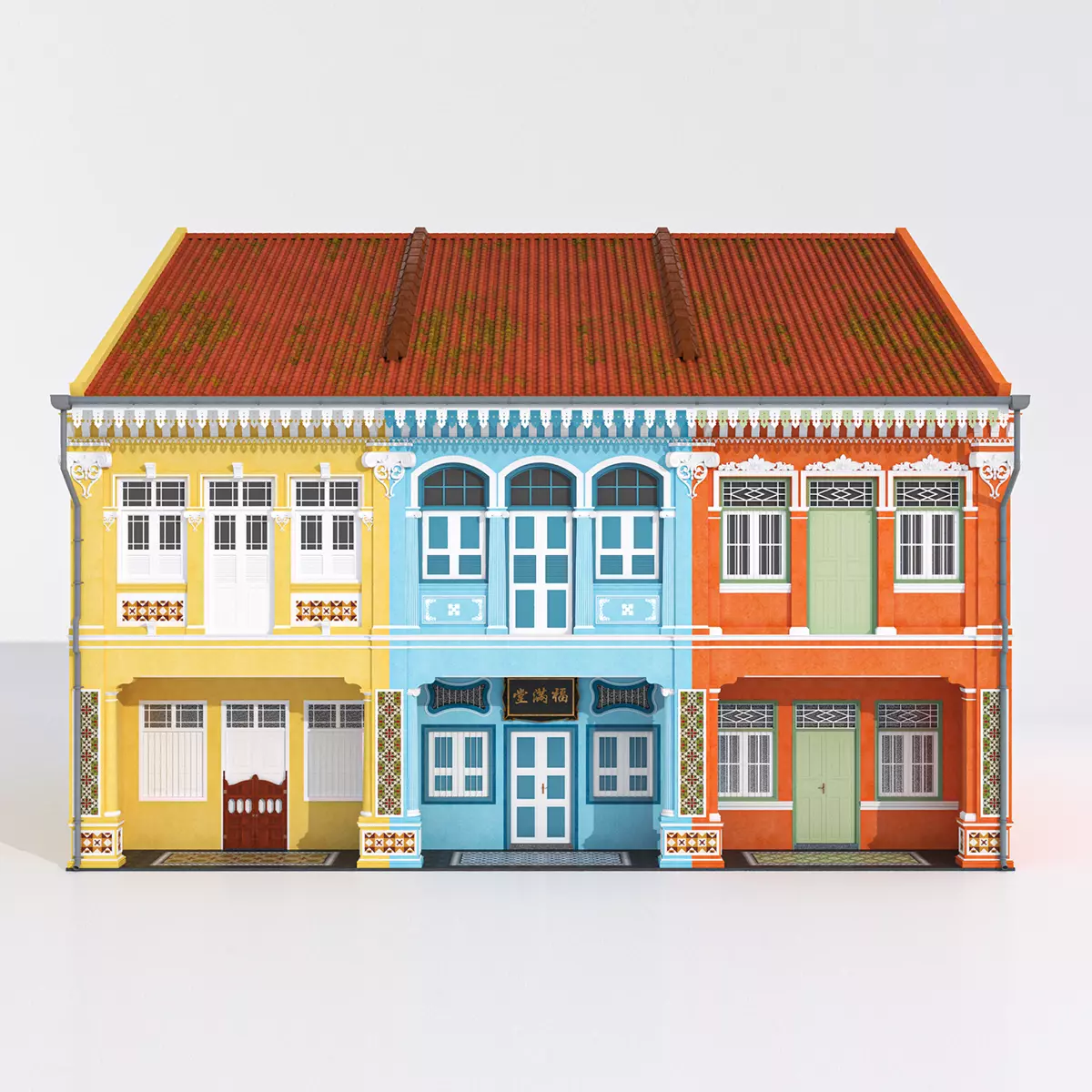 KOON SENG SHOPHOUSE 3D model