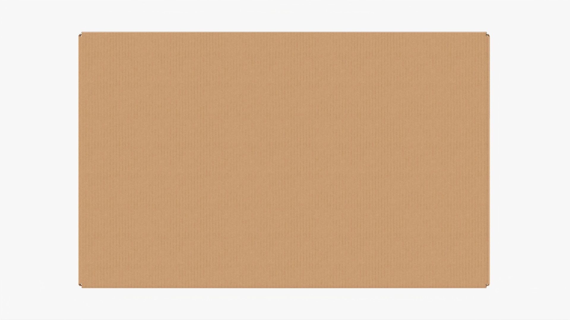 Box sealed with packing tape mockup 01 3D model_3