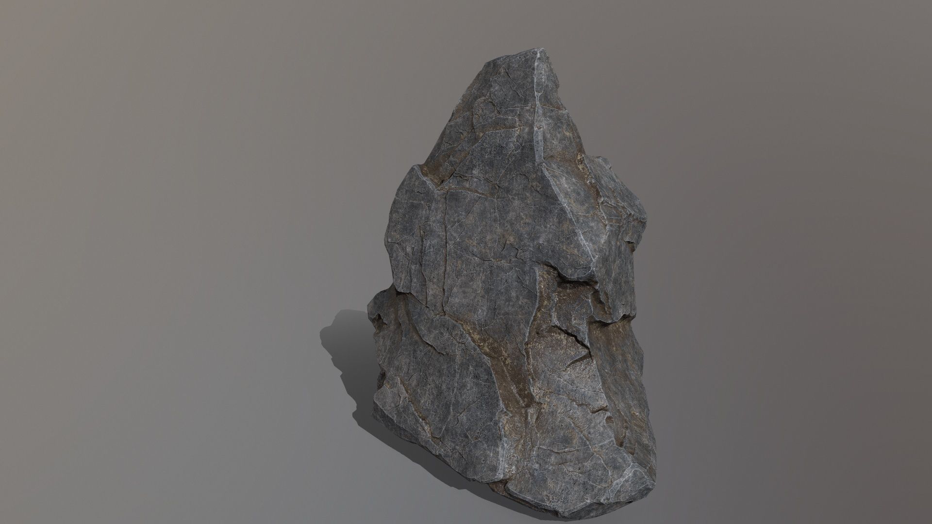 Rock Set Low-poly 3D model_4
