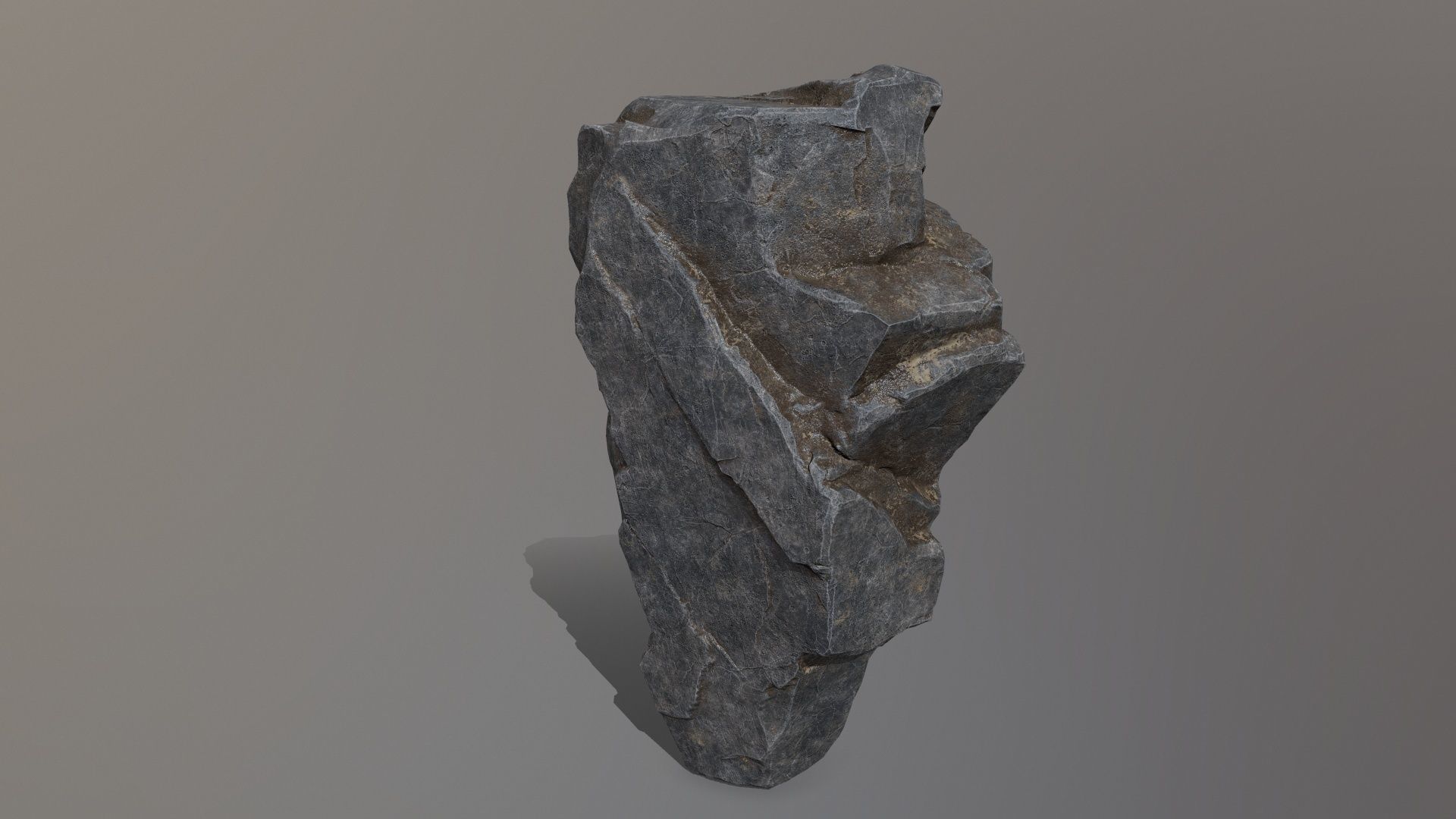 Rock Set Low-poly 3D model_32