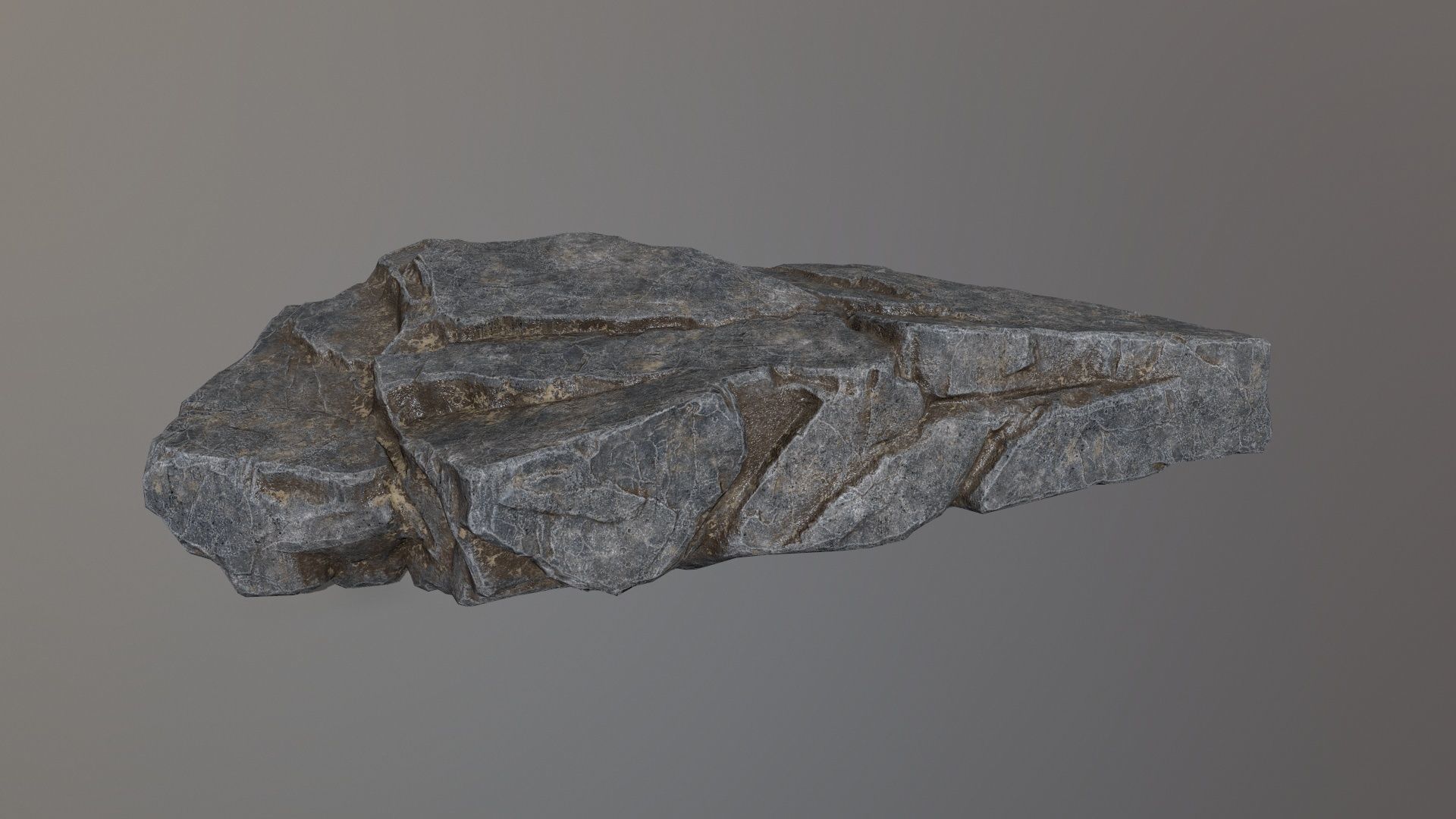 Rock Set Low-poly 3D model_17