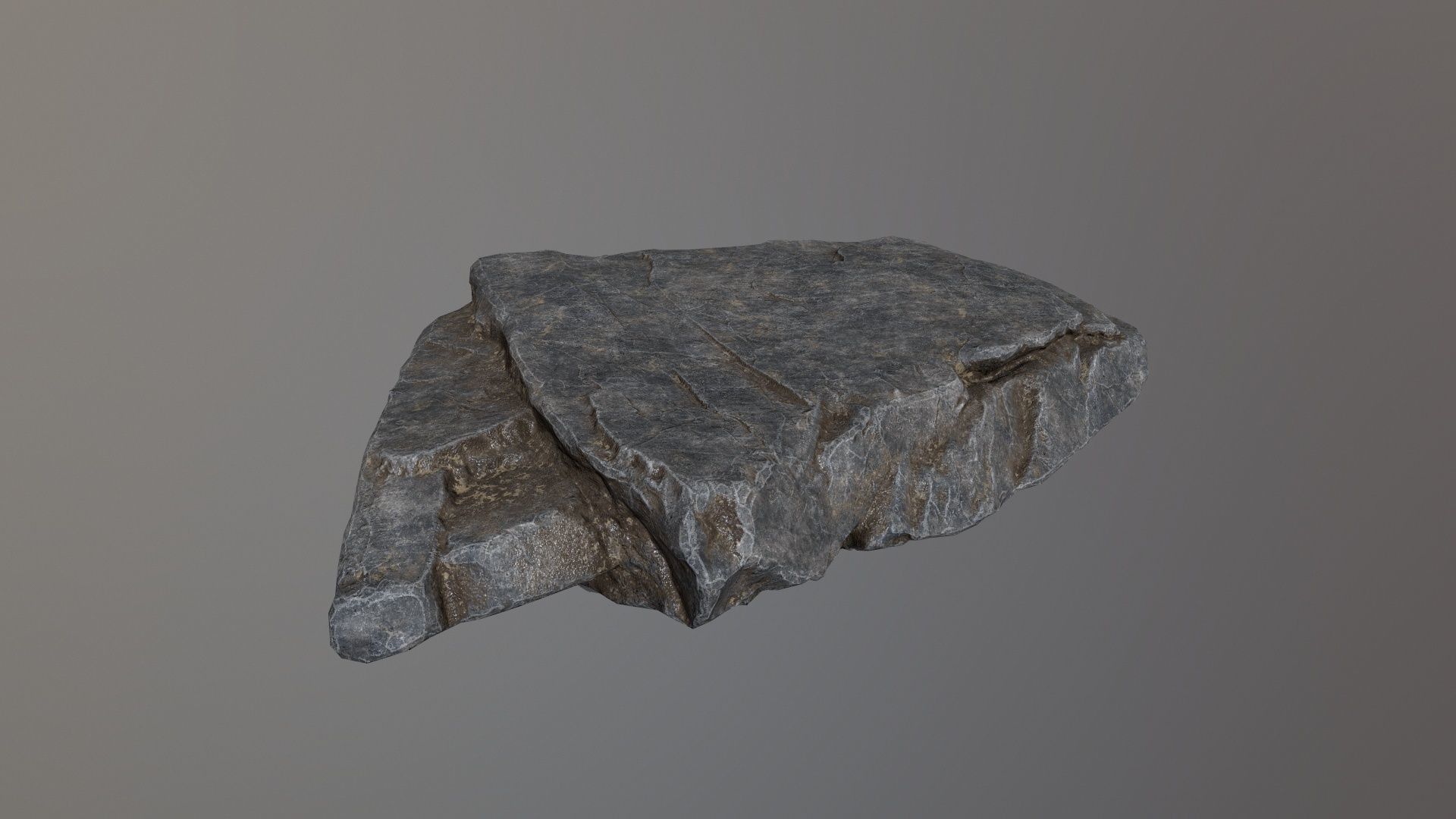 Rock Set Low-poly 3D model_23